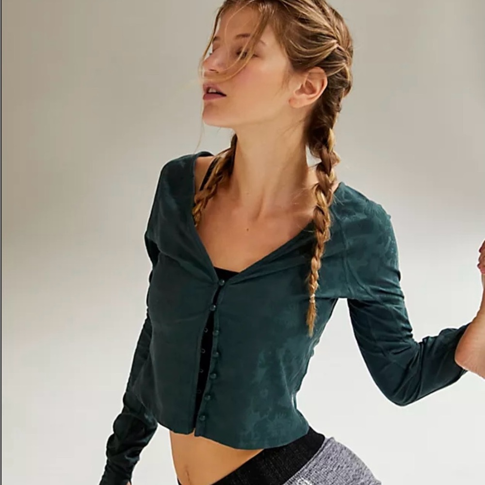 Free People Athena Long Sleeve Layer Movement Top